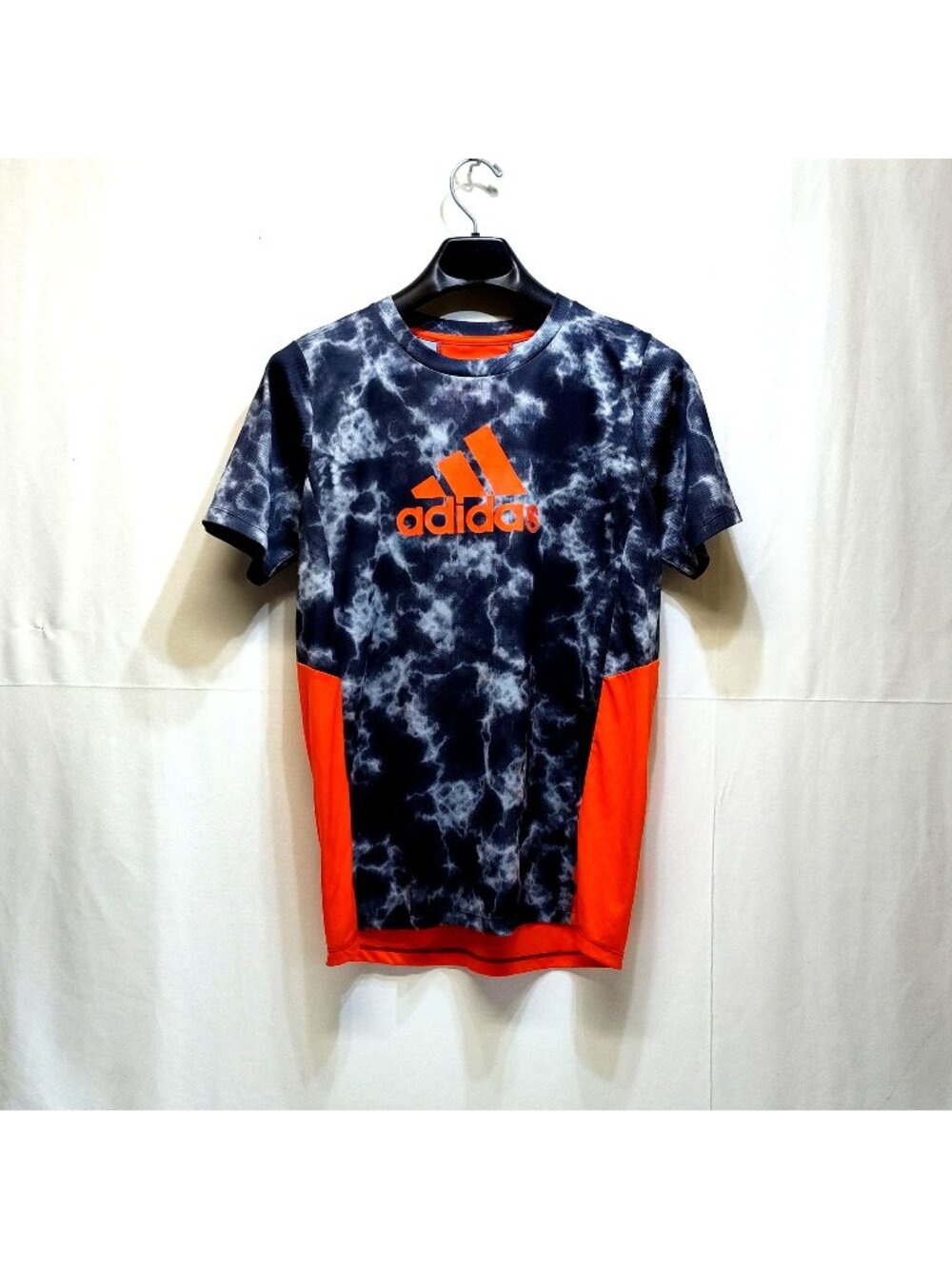Adidas Activewear Shirt Climacool Short Sleeve Graphic Tie-Dye Mens Small/Medium